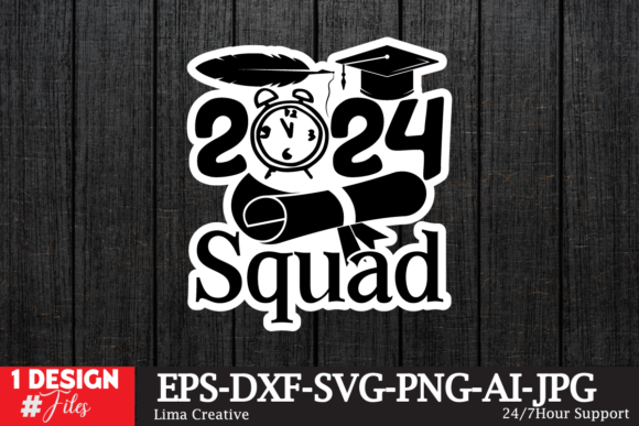 2024 Squad Sticker SVG for Crafts