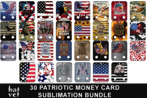 4th of July Patriotic Money Card Bundle Crafts