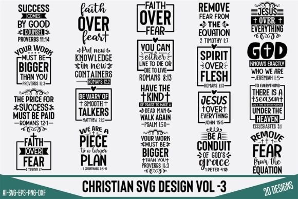 Christian SVG Design Bundle Vol.3