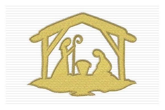 Christmas Nativity Embroidery File