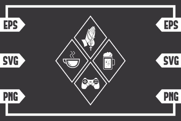 Coffee Jesus Beer and Gaming Controller Crafts