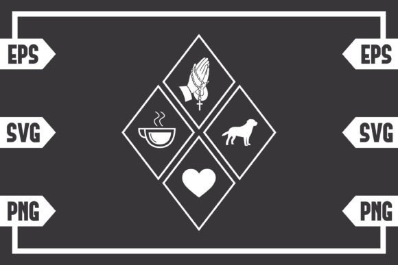 Coffee Jesus Heart and Dog: Crafts with Creative Appeal