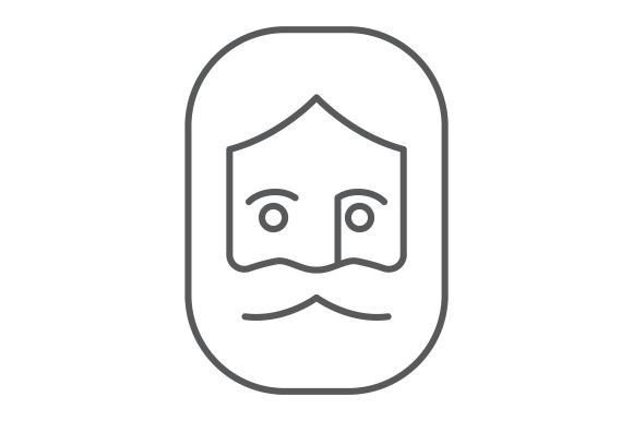 God Thin Line Icon and Icons