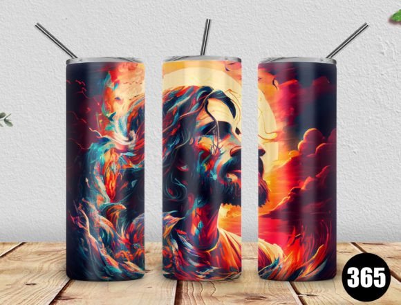 Jesus 20oz Skinny Tumbler & Tumbler Wraps