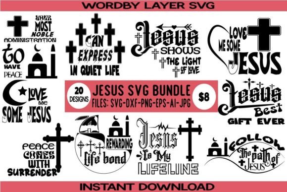 Jesus SVG Bundle Vol.4