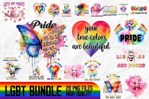 LGBT Sublimation Bundle for Creative Marketing