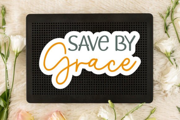 Saved by Grace Sticker Svg and Crafts